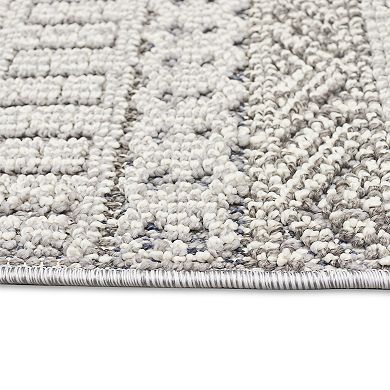 Liora Manne Dunes Geo Stripe Indoor/Outdoor Rug