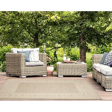 Liora Manne Dunes Border Indoor/Outdoor Rug