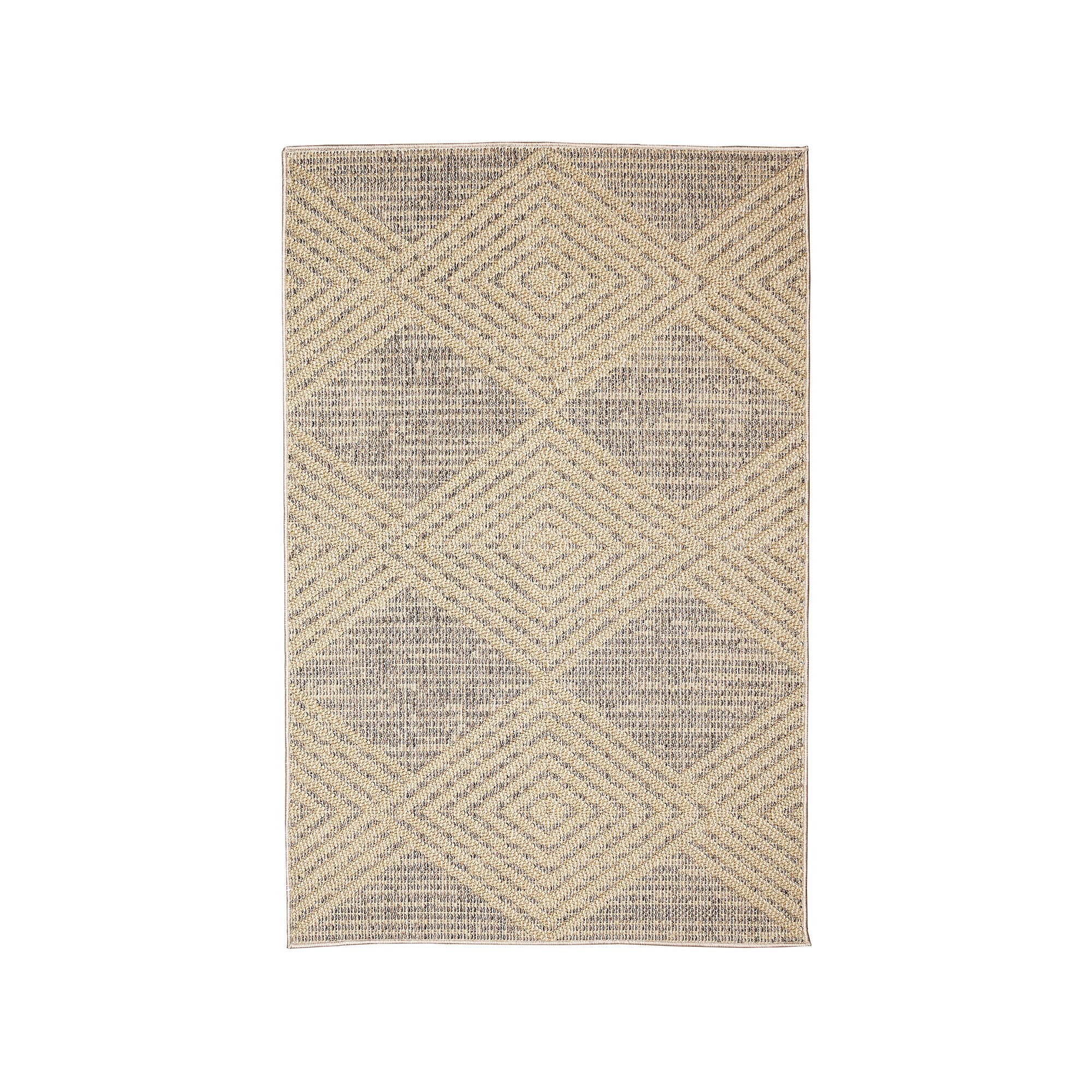 Liora Manne Dunes Modern Diamond Indoor/Outdoor Rug, Sisal