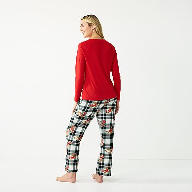 Red Nose Reindeer Pajama Set