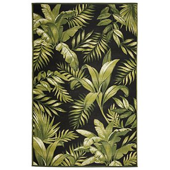 Liora Manne Marina Jungle Leaves Indoor/Outdoor Rug