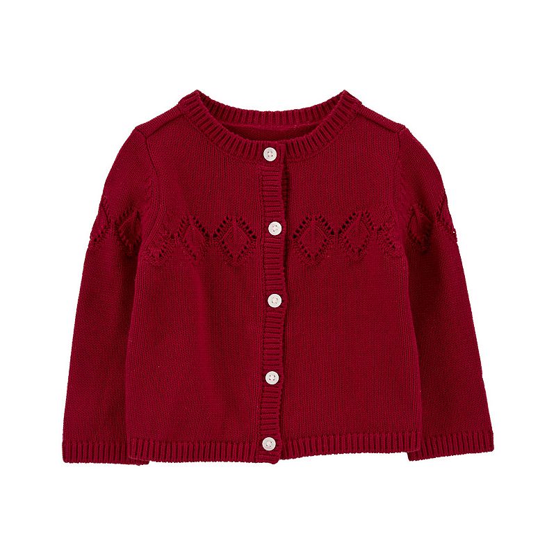 Baby Boys Carters Cardigan, Infant Boys, Size: 18 Months, Red