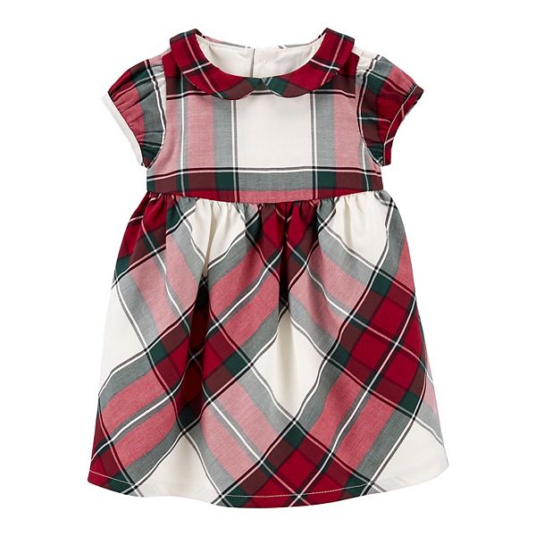 Baby Girls Carter's Plaid Collared Dress