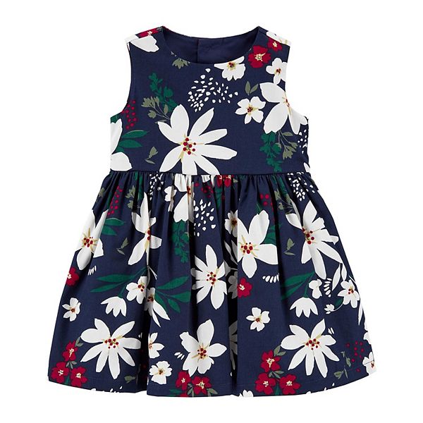 Baby Girls Carter's Floral Sateen Dress