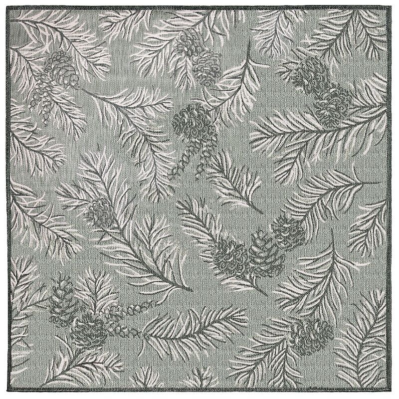 Liora Manne Malibu Pine Indoor/Outdoor Rug, Green, 6.5X9 Ft