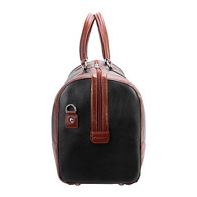 McKlein Kinzie Calfskin Leather 20-Inch Tablet Duffel Bag