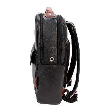 McKleinUSA Logan Leather 17-Inch Laptop and Tablet Backpack