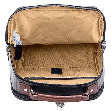 McKlein Logan Leather 17-Inch Laptop and Tablet Backpack