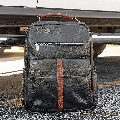 McKleinUSA Logan Leather 17-Inch Laptop and Tablet Backpack