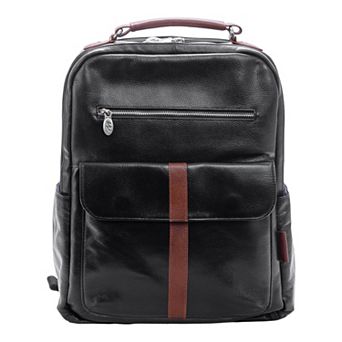 McKleinUSA Logan Leather 17-Inch Laptop and Tablet Backpack
