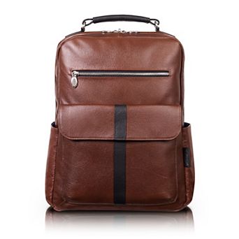 McKleinUSA Logan Leather 17-Inch Laptop and Tablet Backpack