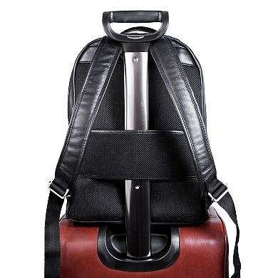 McKlein Parker Leather 15-Inch Laptop Backpack