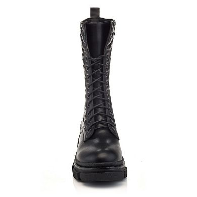 Henry Ferrera Cali-700 Women's Platform Combat Boots