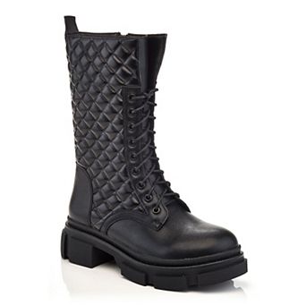 Henry Ferrera Cali-700 Women's Platform Combat Boots