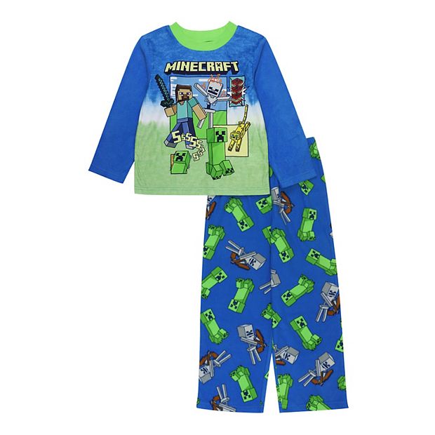 Boys 6-12 Minecraft Minecraft Adventure 2-Piece Pajama Set