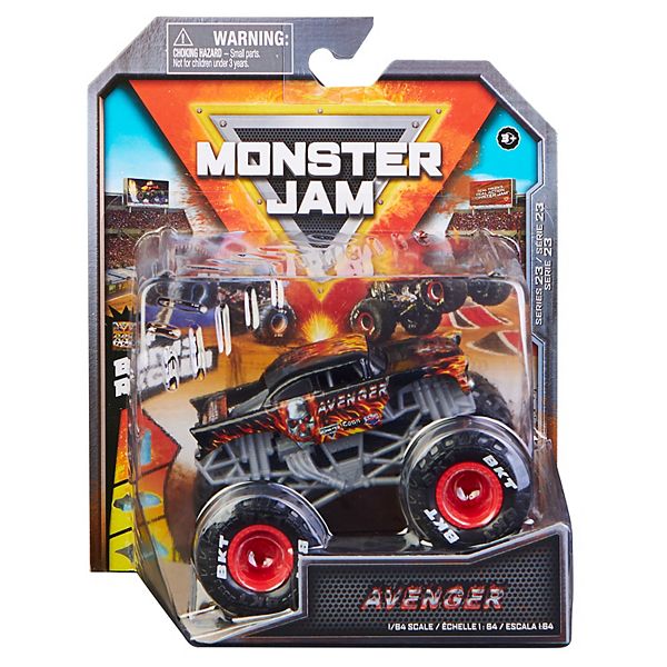 Monster Jam Arena Favorites Series Avenger Fire Die Cast 1:64 Scale 