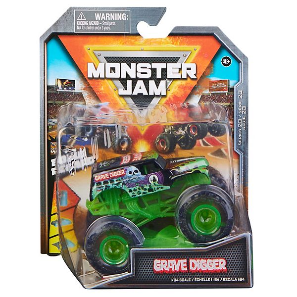 Monster Jam See-Thru Crew Series Grave Digger Die Cast 1:64 Scale ...