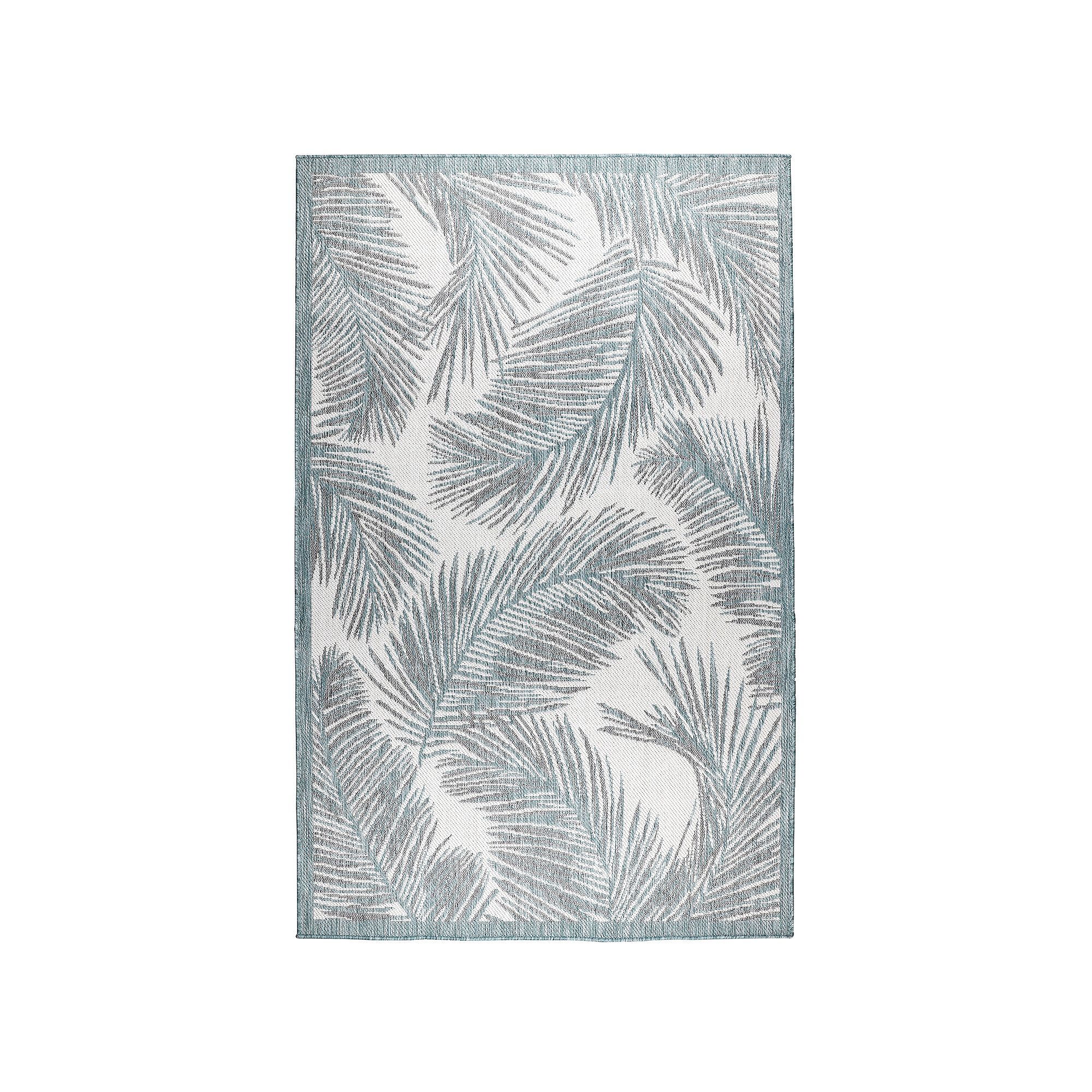 Liora Manne Malibu Palm Indoor Outdoor Rug, Blue