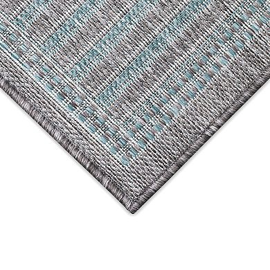 Liora Manne Malibu Simple Border Indoor Outdoor Rug