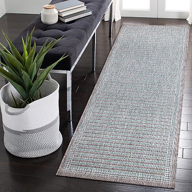 Liora Manne Malibu Simple Border Indoor Outdoor Rug