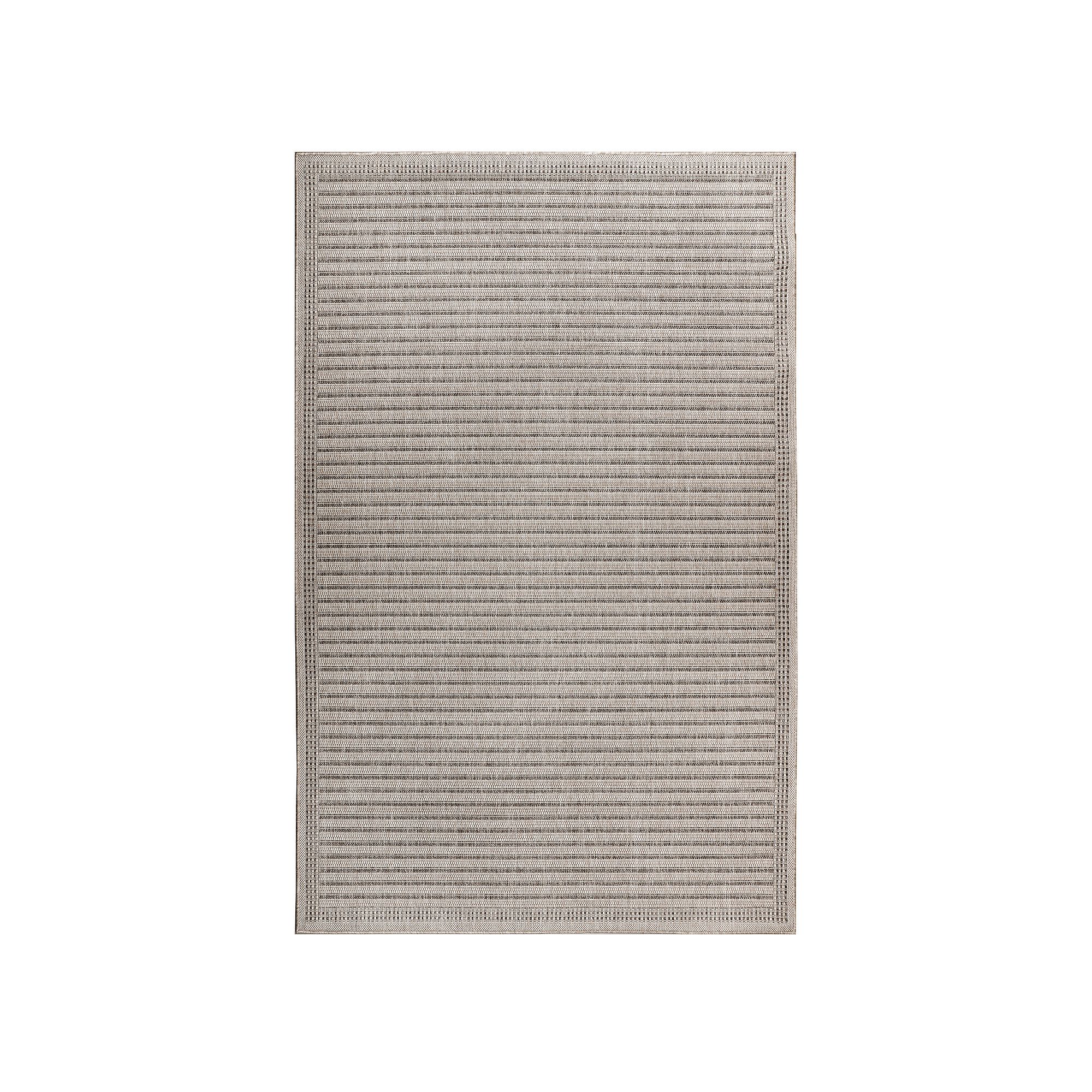 Liora Manne Malibu Simple Border Indoor Outdoor Rug, Neutral