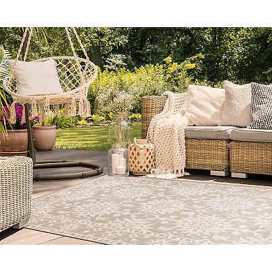 Liora Manne Malibu Kashan Indoor Outdoor Rug