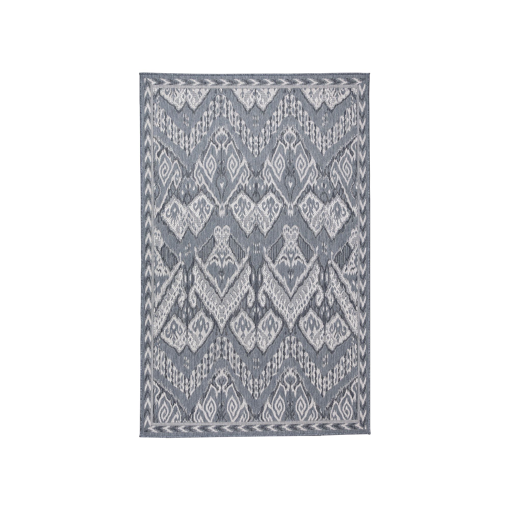 Liora Manne Malibu Ikat Indoor Outdoor Rug, Blue