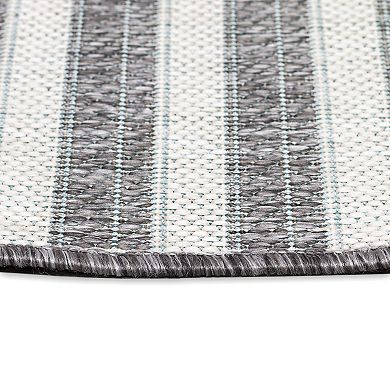 Liora Manne Malibu Faded Stripe Indoor Outdoor Rug