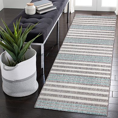 Liora Manne Malibu Faded Stripe Indoor Outdoor Rug