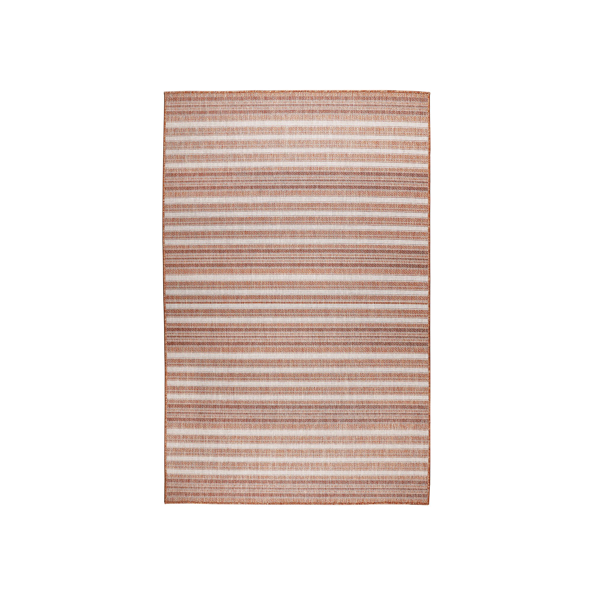 Liora Manne Malibu Faded Stripe Indoor Outdoor Rug, Clay