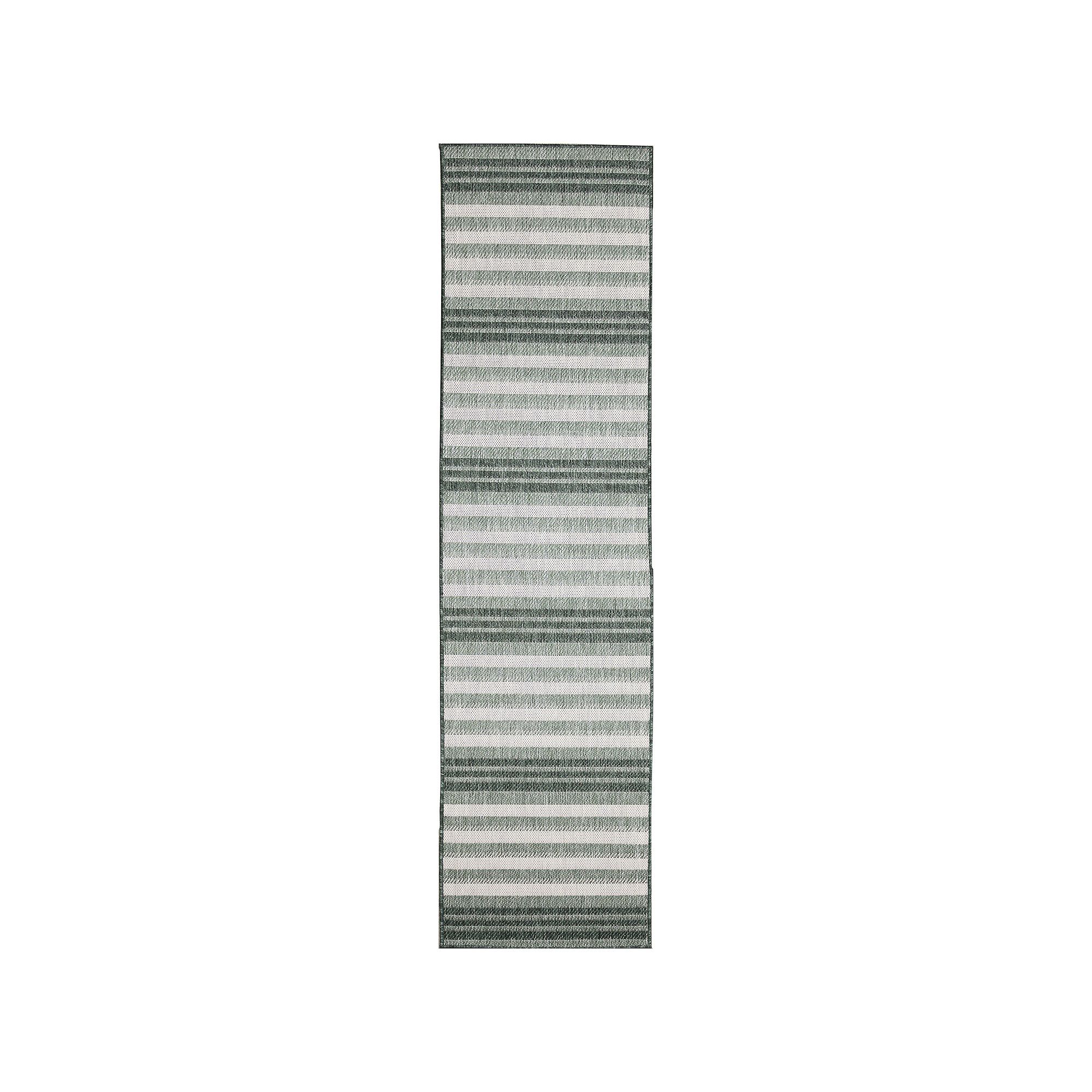 Liora Manne Malibu Faded Stripe Indoor Outdoor Rug, Green