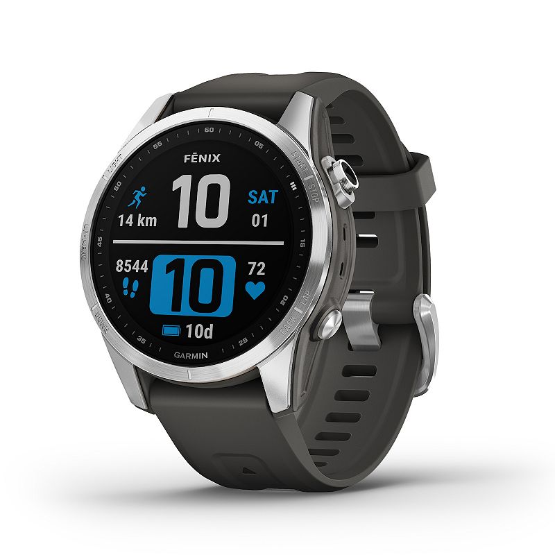 Garmin fenix 7S Multisport GPS Smartwatch, Silver, Small