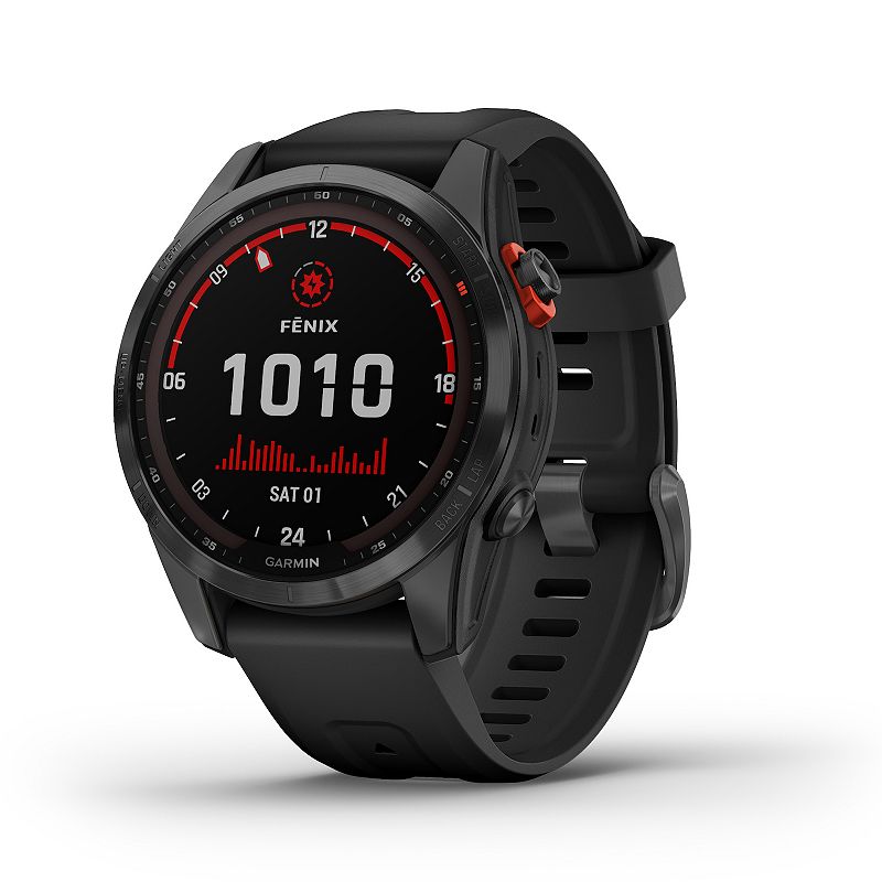 Garmin fenix 7S Solar Multisport GPS Smartwatch, Grey, Small