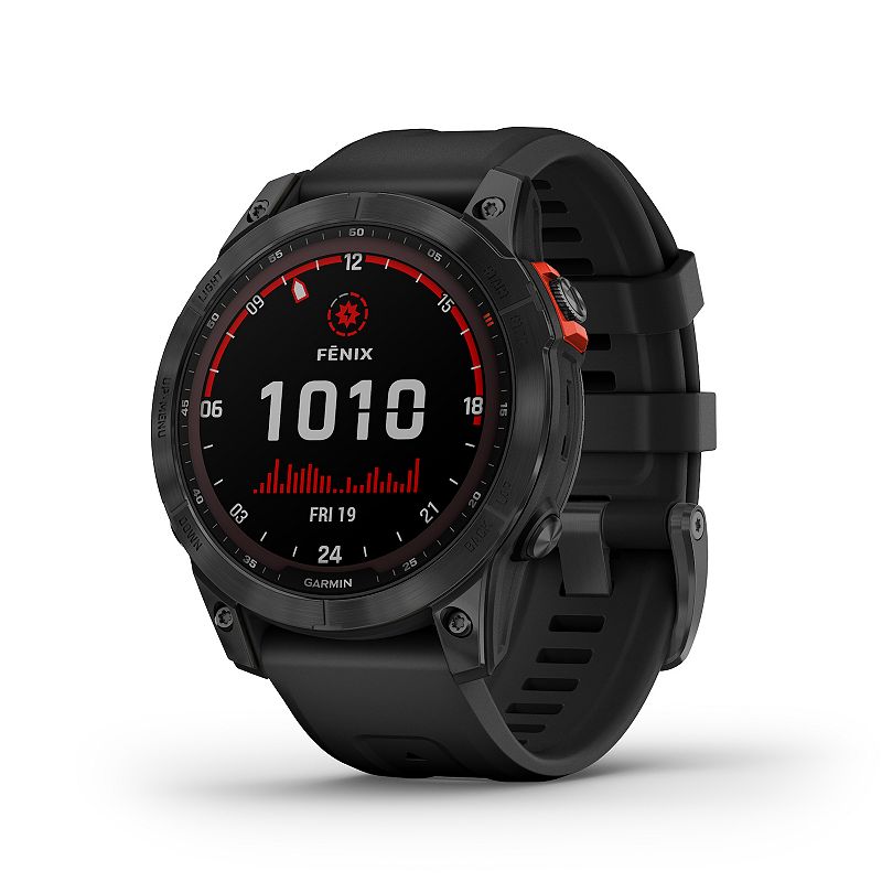 Garmin fenix 7 Solar Multisport GPS Smartwatch, Grey, Small