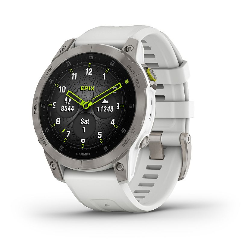 Garmin epix (Gen 2) Smartwatch - White Titanium