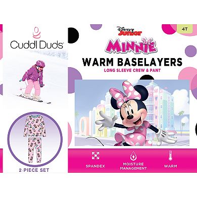 Disney's Minnie Mouse Toddler Girl Baselayer Set by Cuddl Duds®