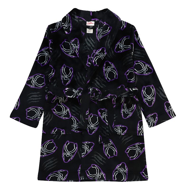 Boys 4-10 Marvel The Avengers Black Panther Panther King Robe, Boys, 