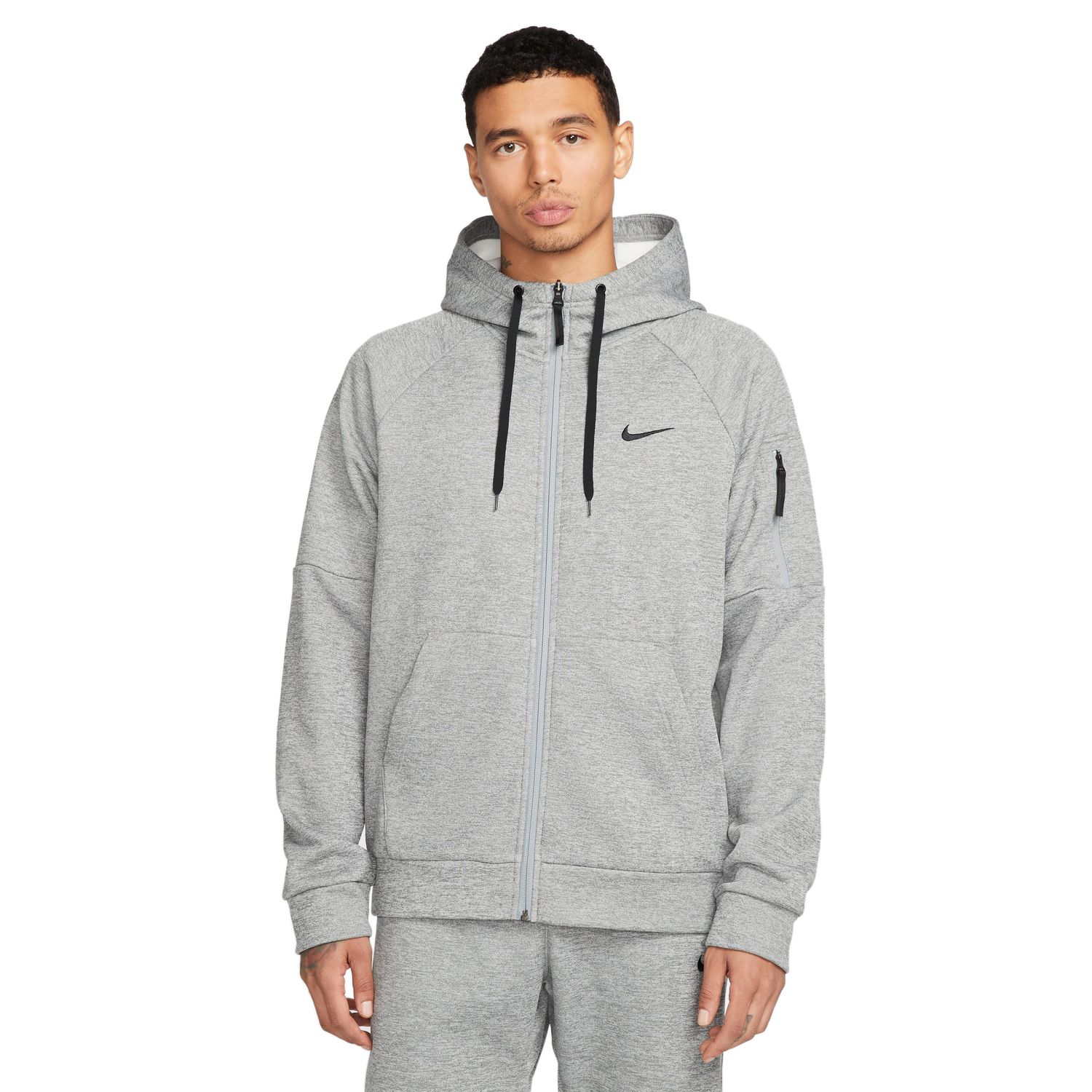 nike zip up grey