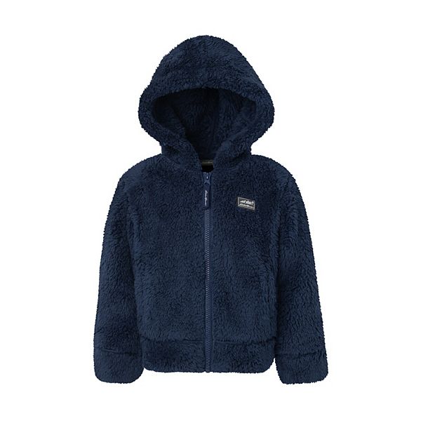 Toddler Boy Eddie Bauer High Pile Zip Hooded Jacket