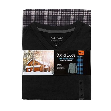 Men's Cuddl Duds® Cabin Fleece Pajama Set