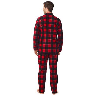 Men's Cuddl Duds® Cabin Fleece Pajama Set