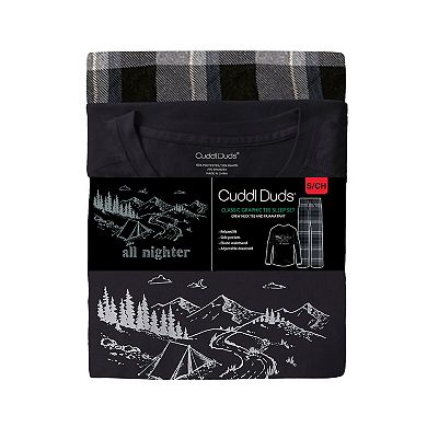 Men's Cuddl Duds® Cabin Fleece Pajama Set