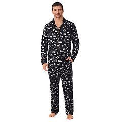 Men Big /Tall Cuddl Duds Fleece Pajama Sleep/Lounge Pants 3XL TALL Navy Ck  New