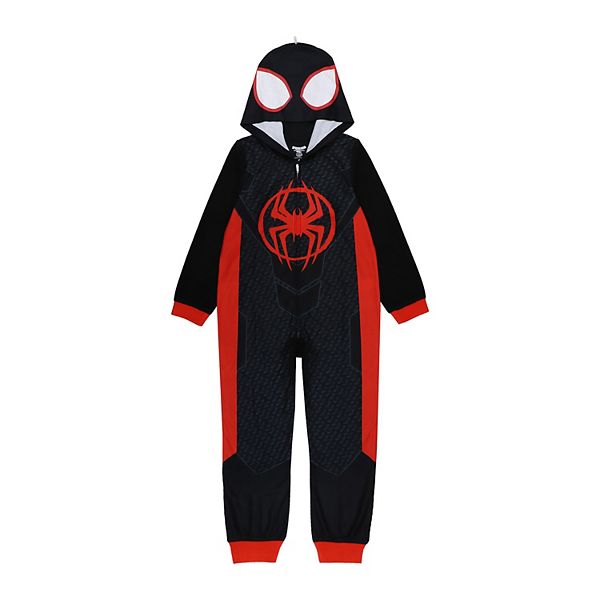 Boys 4-10 Spiderman Spiderverse Union Suit Pajamas