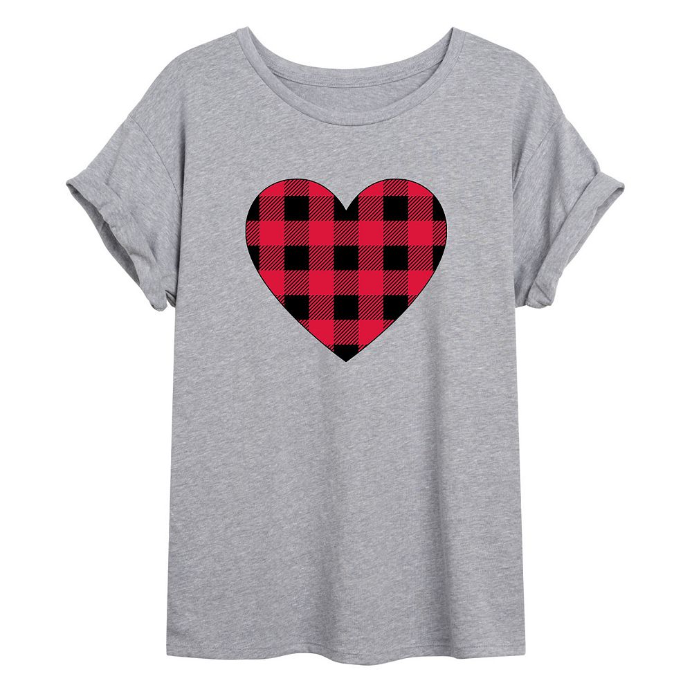 11th Street City Girl At Heart Oversized Tee Strawberry Whip