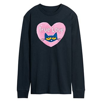 Men's Pete the Cat True Love Long-Sleeve Tee