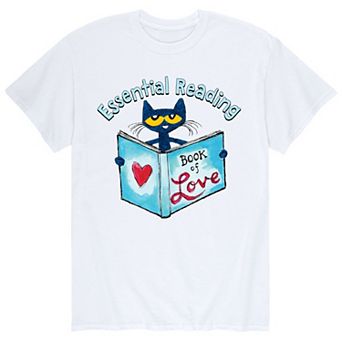 Men's Pete the Cat Book of Love Tee