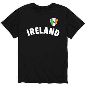 Men's Ireland Soccer Flag Shield Tee