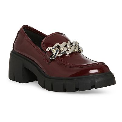 madden girl Hoxton Oxblood Women s Loafers