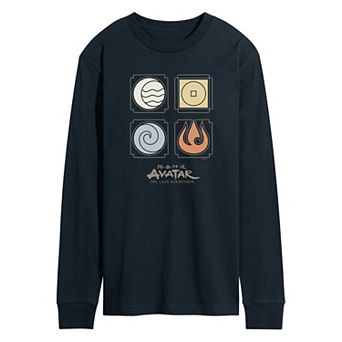 Men's Avatar Nations Symbols Long-Sleeve Tee